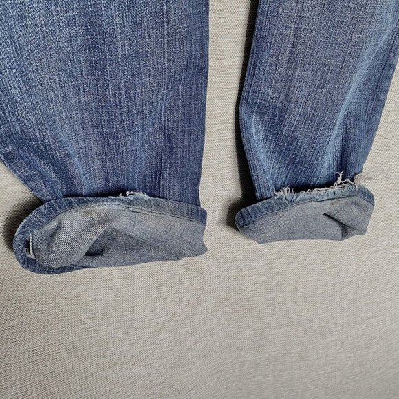 Big Star Sweet Boot Ultra Low Rise Distressed Jeans  Size 29 Stretch - Picture 3 of 7